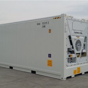 Contenedor refrigerado de 20 pies – un solo viaje