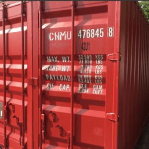 CONTENEDOR DE ENVÍO USADO DE TECHO ABIERTO DE 40 PIES