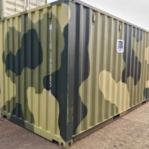 Contenedor Maritimo De 20 Pies Camuflaje